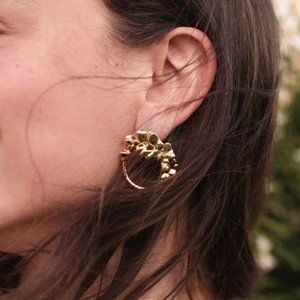 L’Atelier Earrings - Guilded Gold Hoops